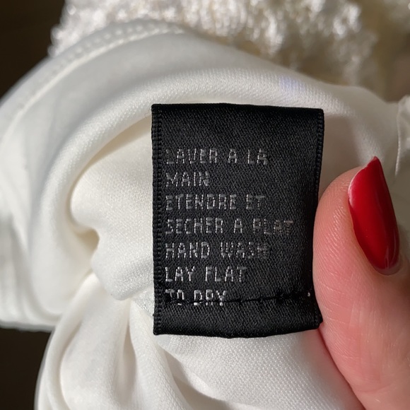 Pearl Embroidered Top Short Sleeve with undershirt - Picture 7 of 7